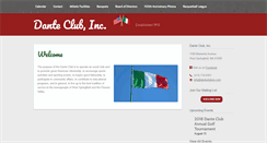 Desktop Screenshot of danteclubws.com